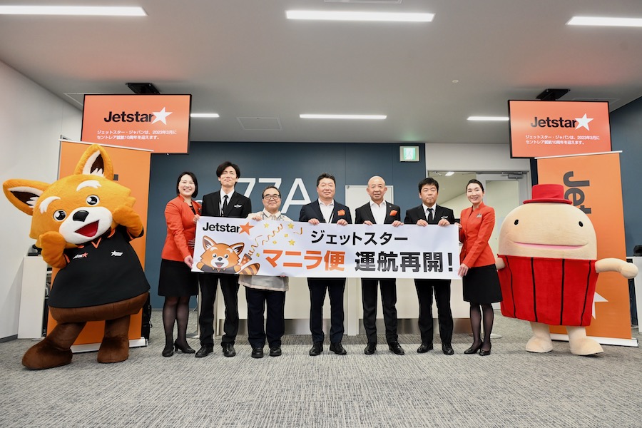 名古屋〜マニラ線3年ぶり復活